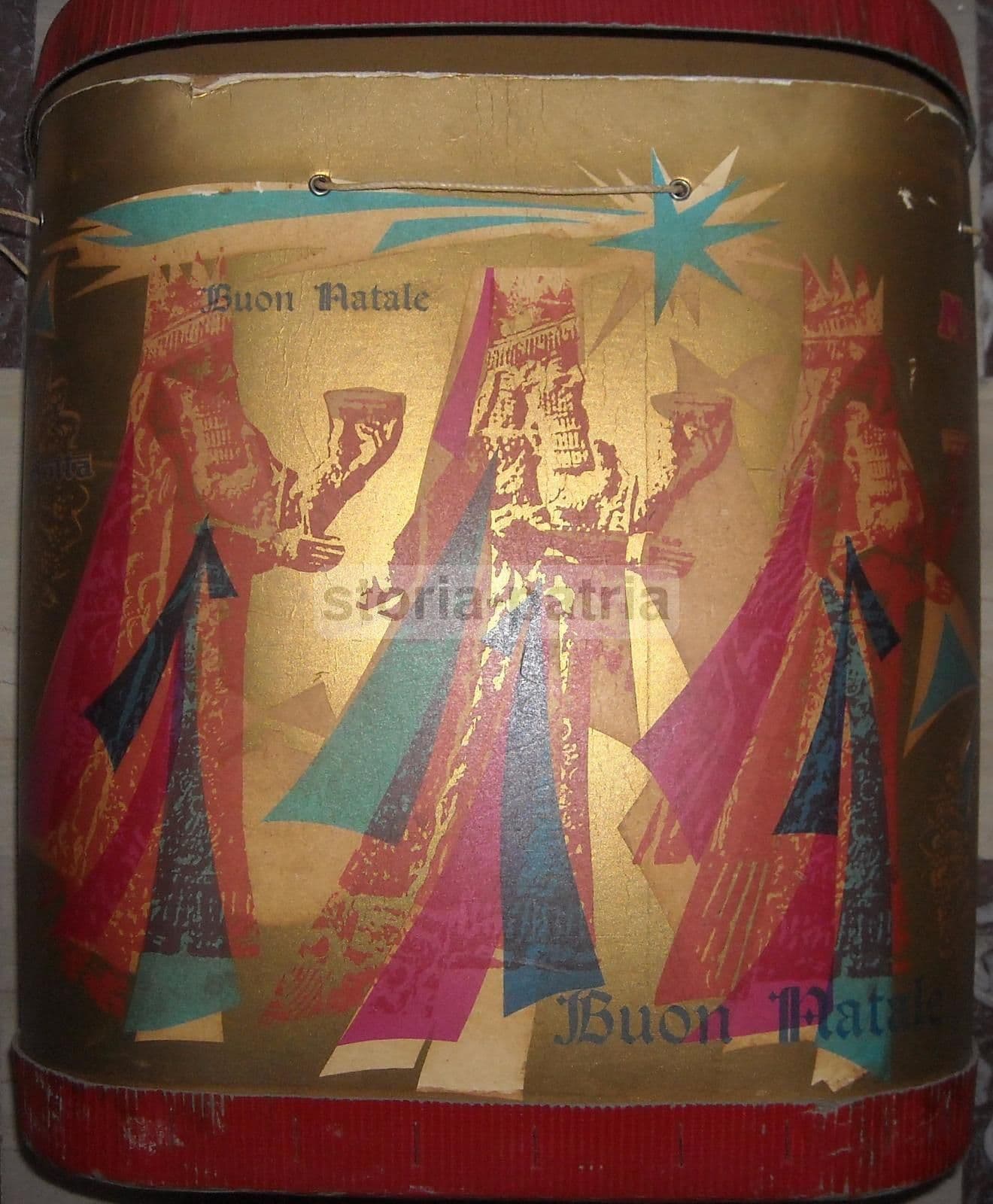 Scatola Pubblicitaria Motta Natale Re Magi, Anni '50