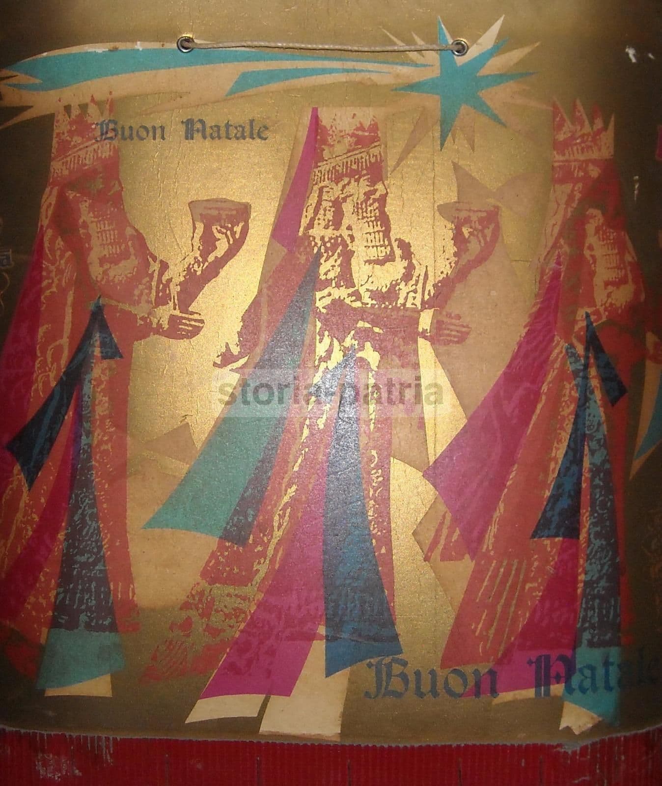 Scatola Pubblicitaria Motta Natale Re Magi, Anni '50