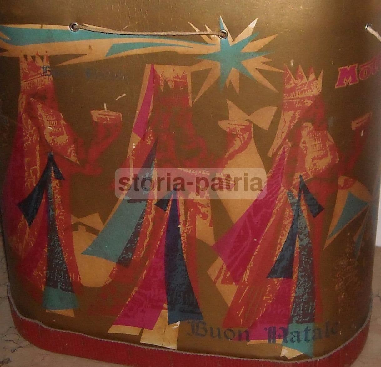 Scatola Pubblicitaria Motta Natale Re Magi, Anni '50