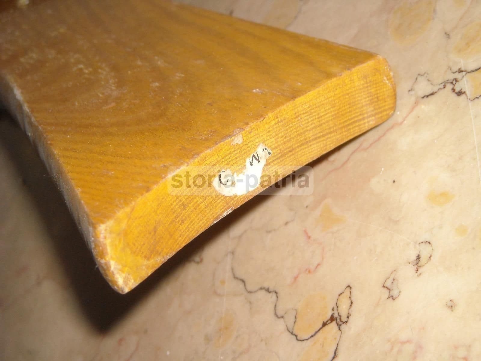 Giocattolo d'Epoca Mitragliatrice In Legno Anni '50