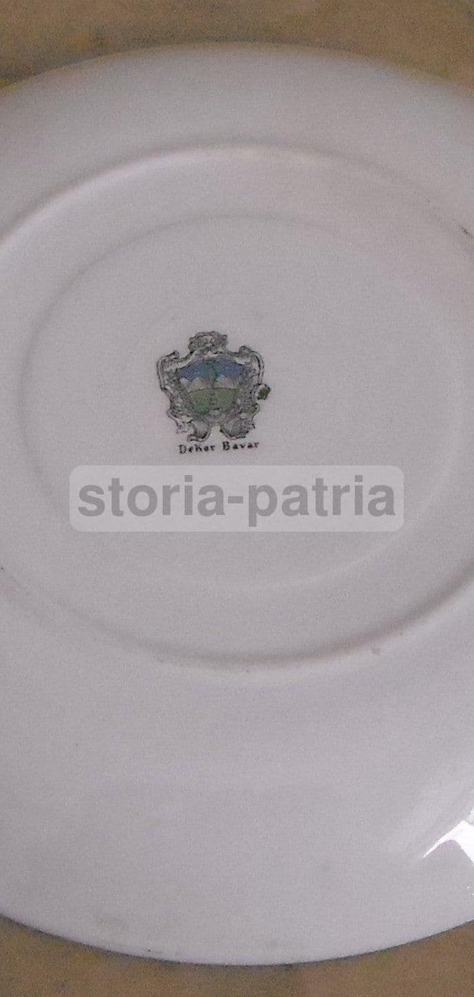 Piatto Decorativo Con Scena Di Caccia, Bavaria, Primo Novecento