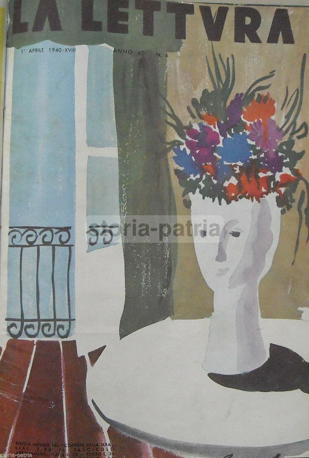 Brunetta Illustrazione La Lettura 1940 Pubblicità Purgante Rim