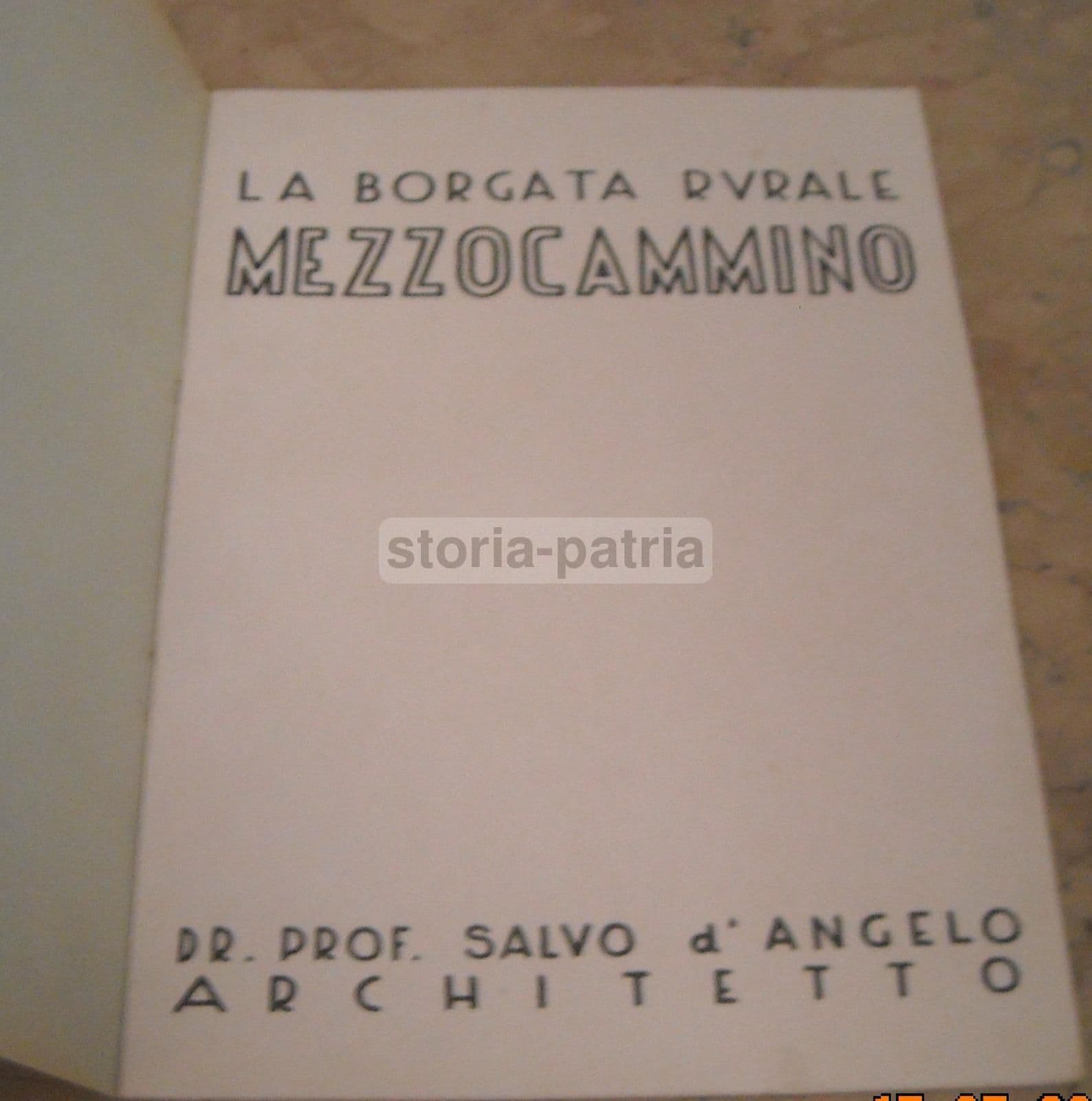 La Borgata Rurale Mezzocammino Di Salvo d'Angelo, Anni '30, Roma