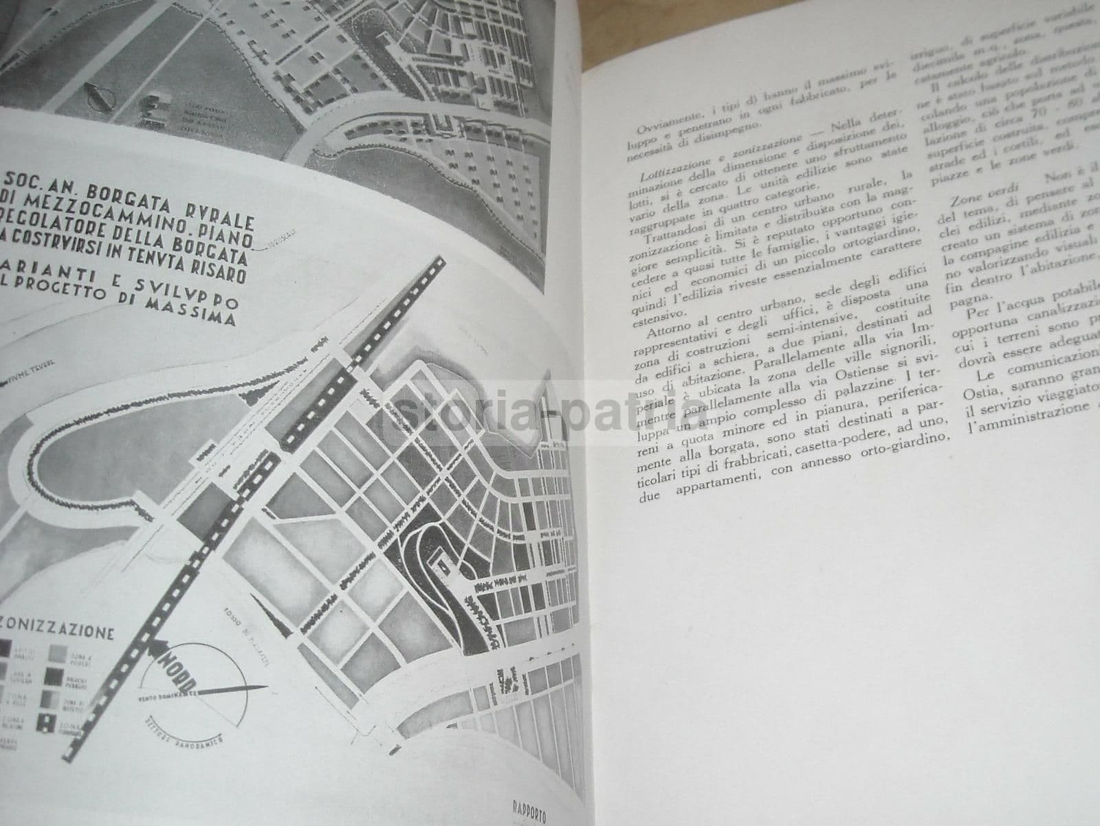 La Borgata Rurale Mezzocammino Di Salvo d'Angelo, Anni '30, Roma