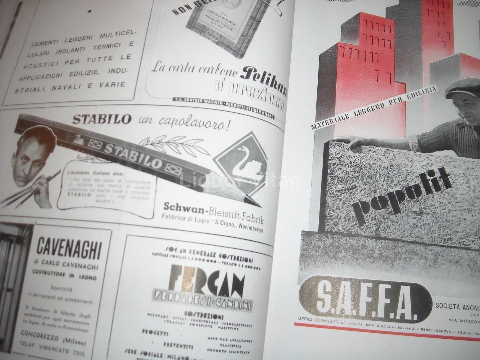 Architettura, Ottobre 1942: Monografia E.G. Asplund E Ivar Tengbom