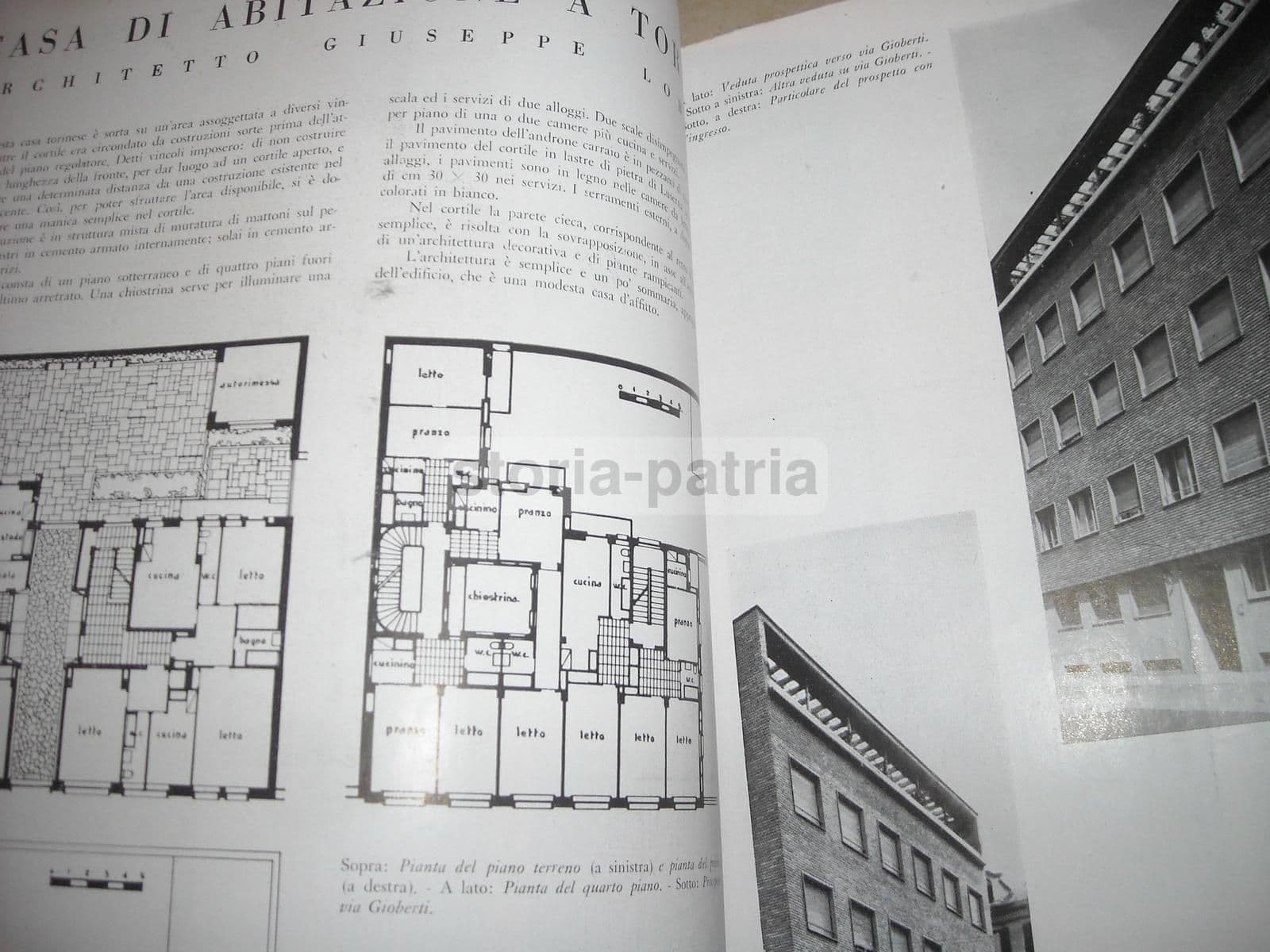 Rivista Architettura, Diretta Da Marcello Piacentini, Agosto 1942