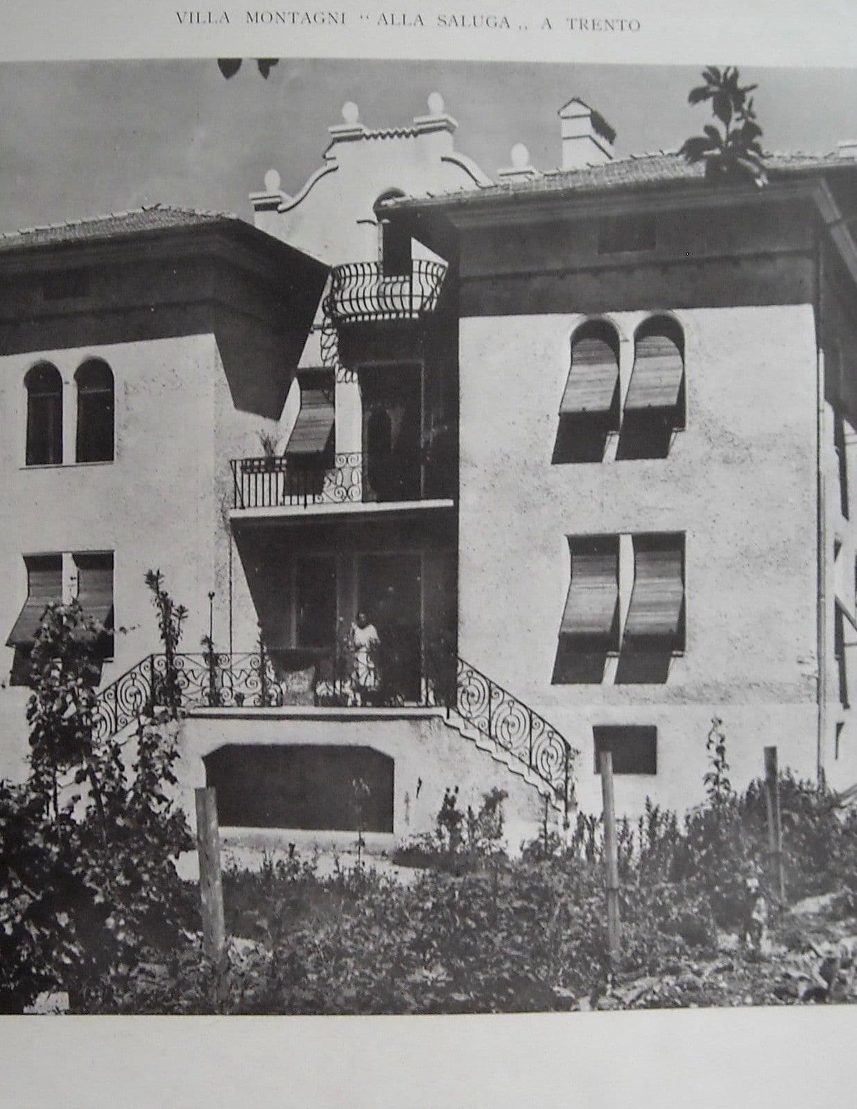 Villa Montagni 'Alla Saluga' A Trento. Architetto Giorgio Wenter Marini. Anni '20.