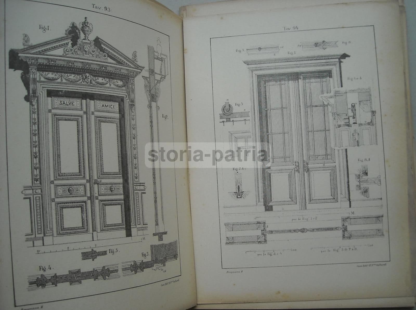 Atlante Costruzioni In Legno Breymann Warth 1927 Tavole Originali