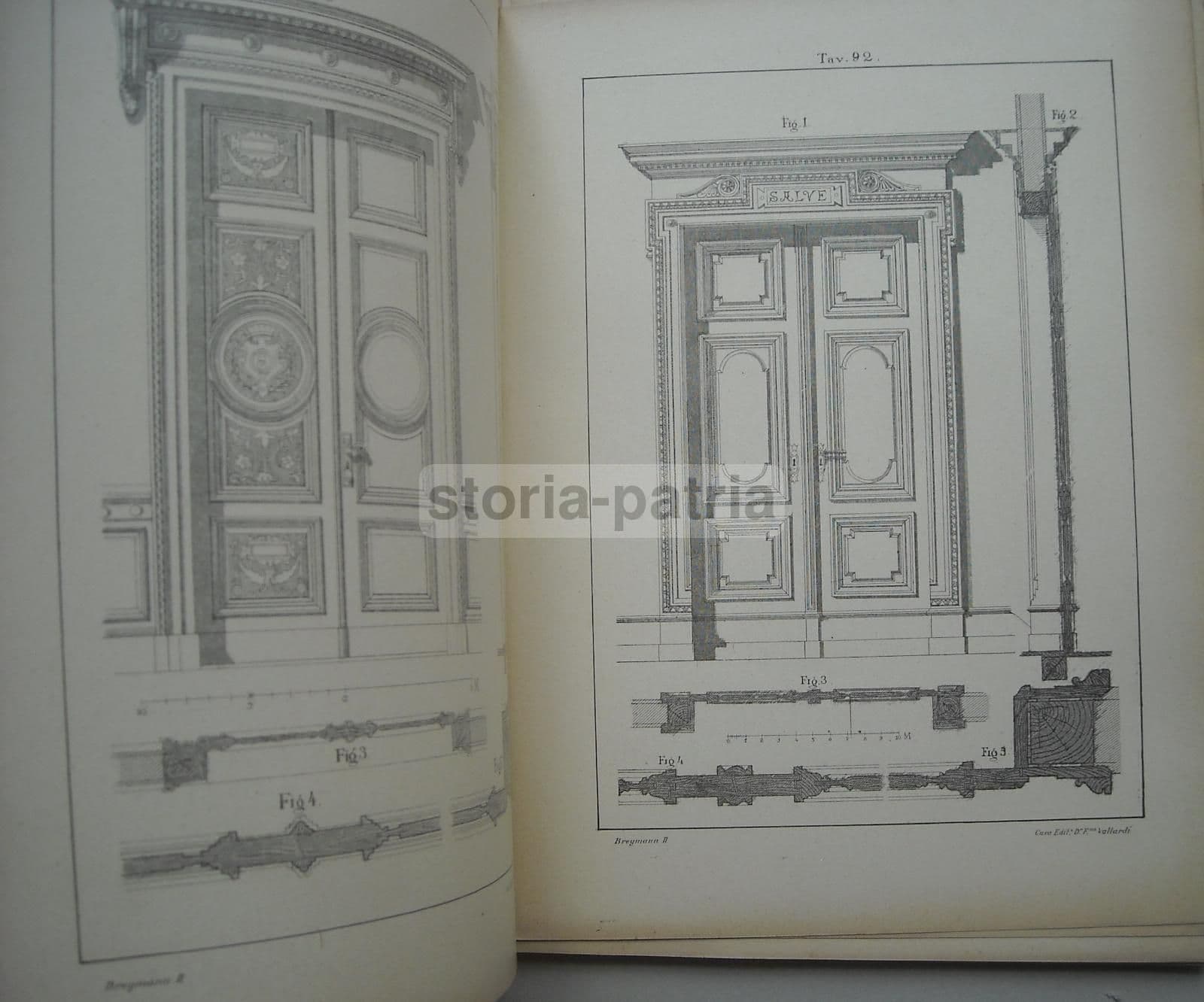 Atlante Costruzioni In Legno Breymann Warth 1927 Tavole Originali