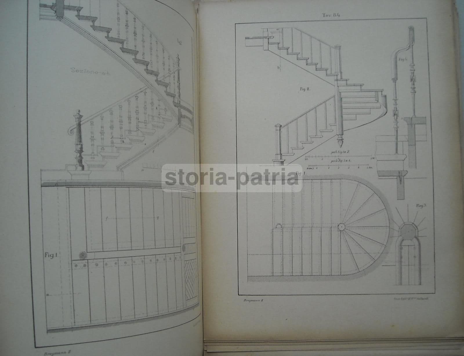 Atlante Costruzioni In Legno Breymann Warth 1927 Tavole Originali