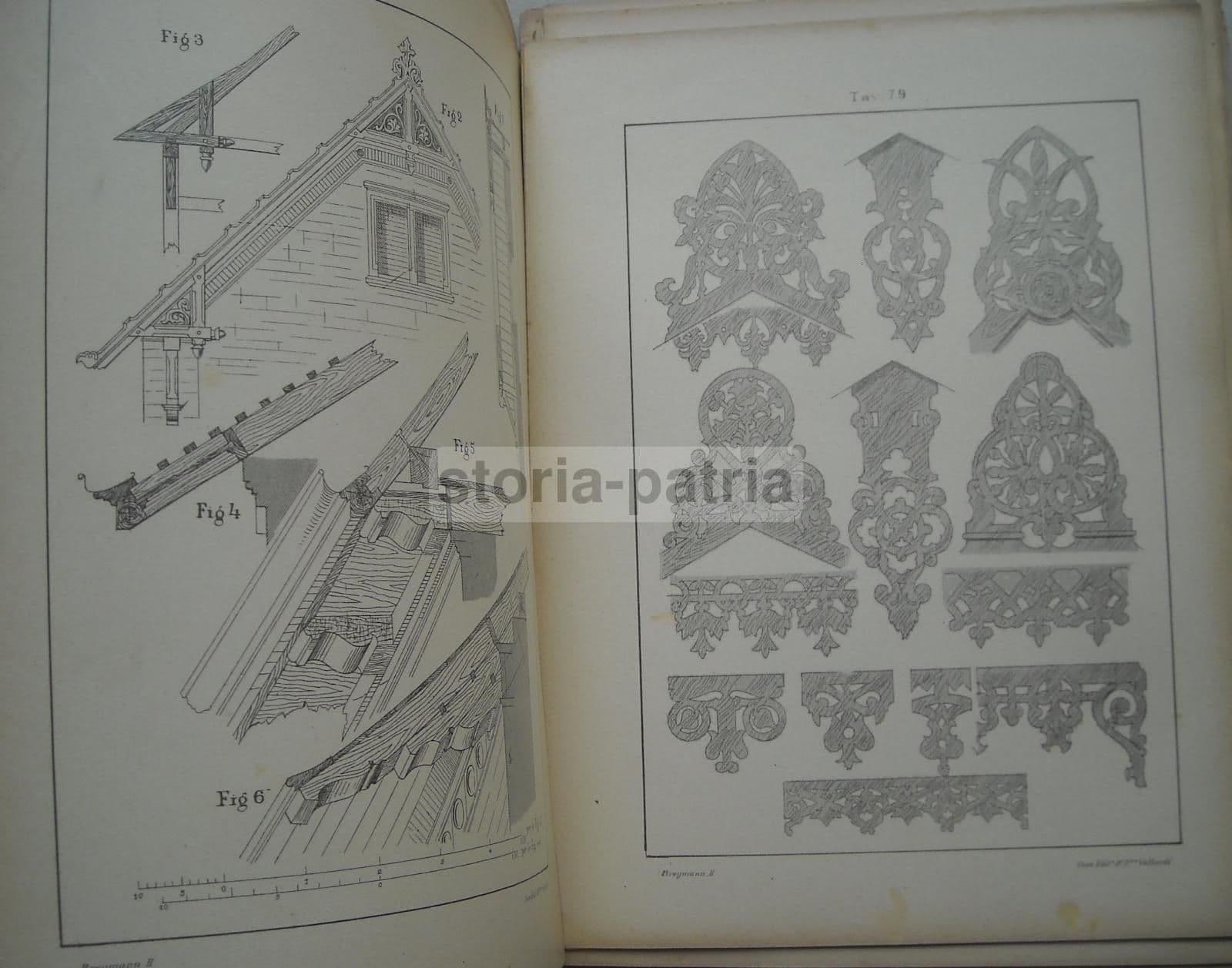 Atlante Costruzioni In Legno Breymann Warth 1927 Tavole Originali