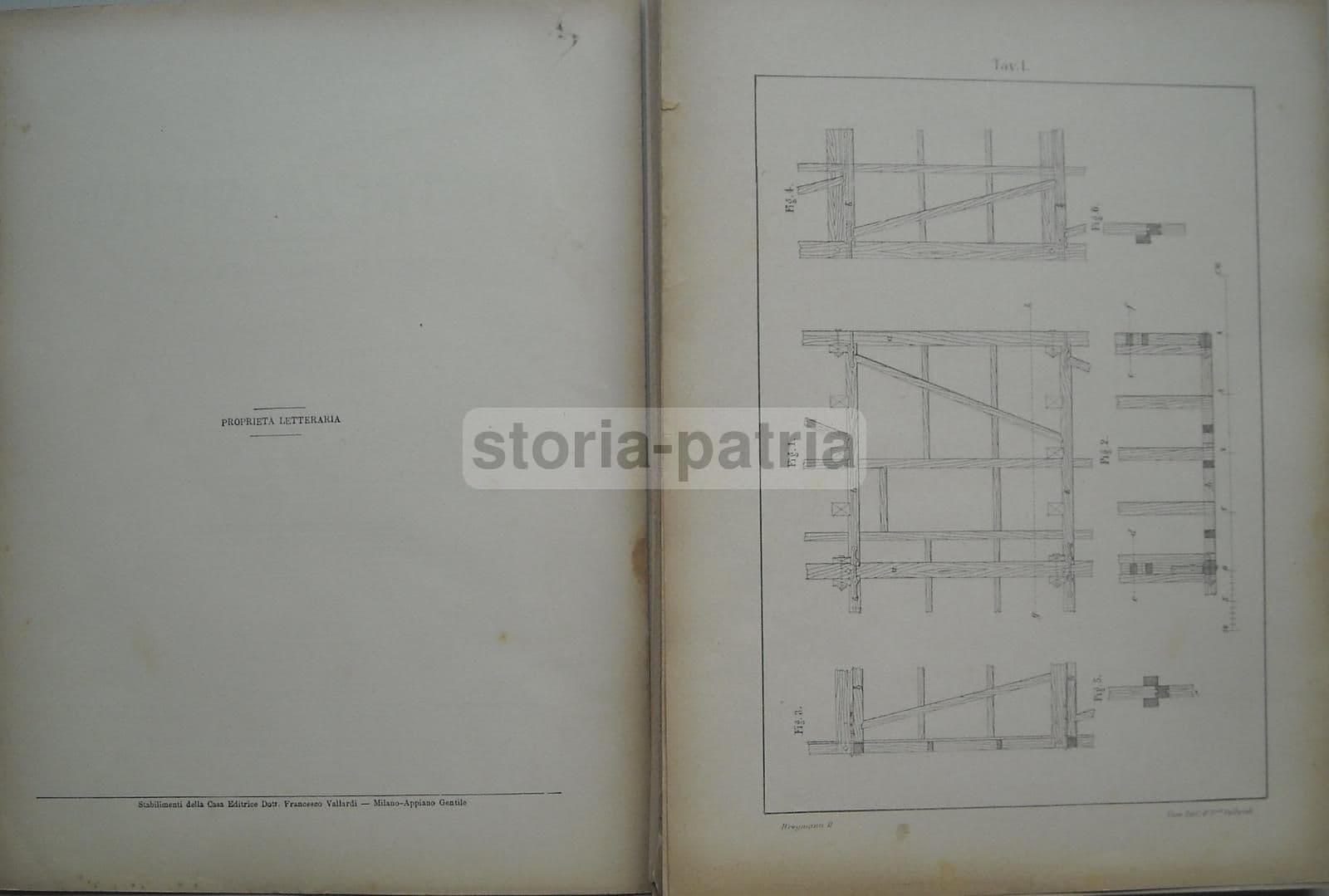 Atlante Costruzioni In Legno Breymann Warth 1927 Tavole Originali
