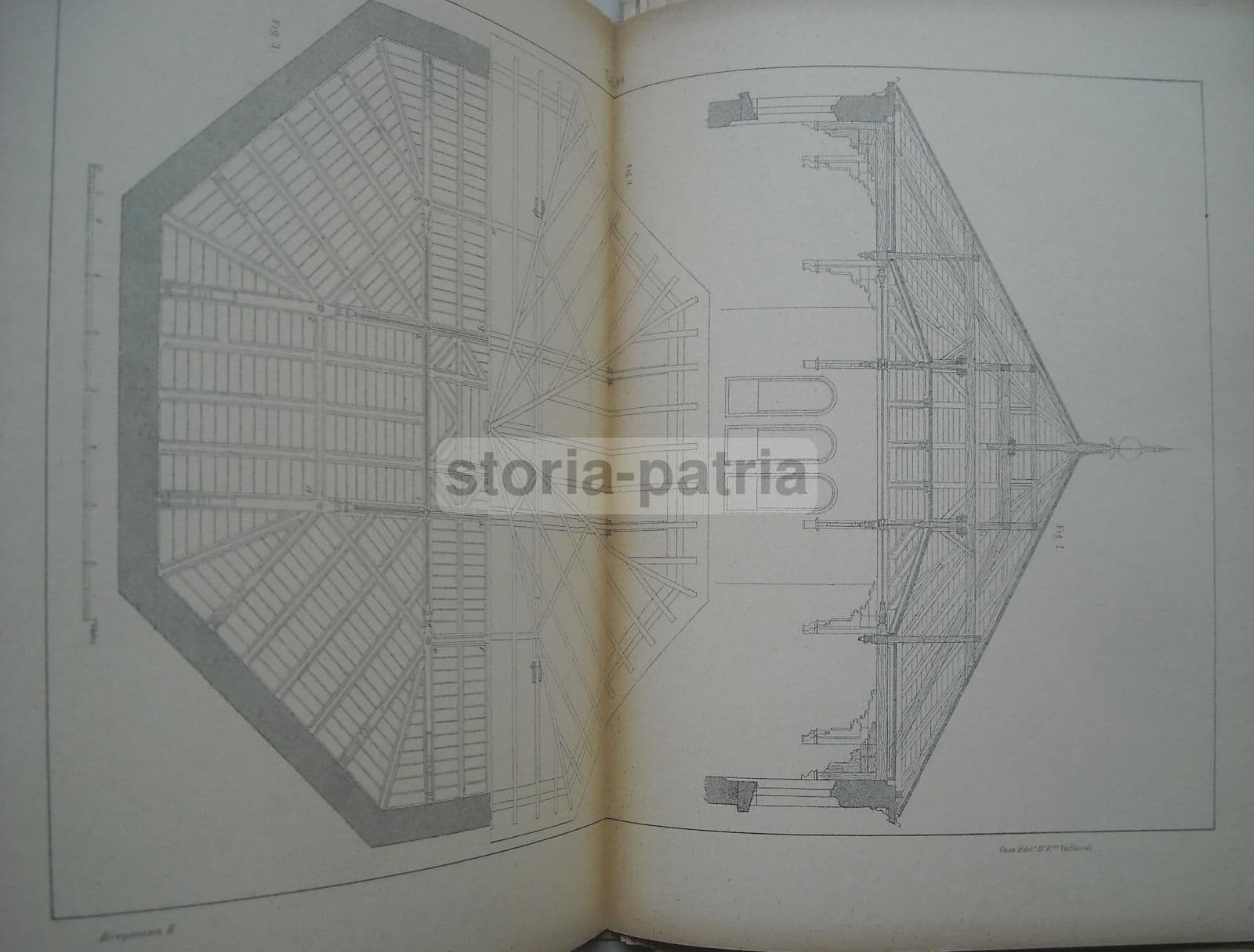 Atlante Costruzioni In Legno Breymann Warth 1927 Tavole Originali