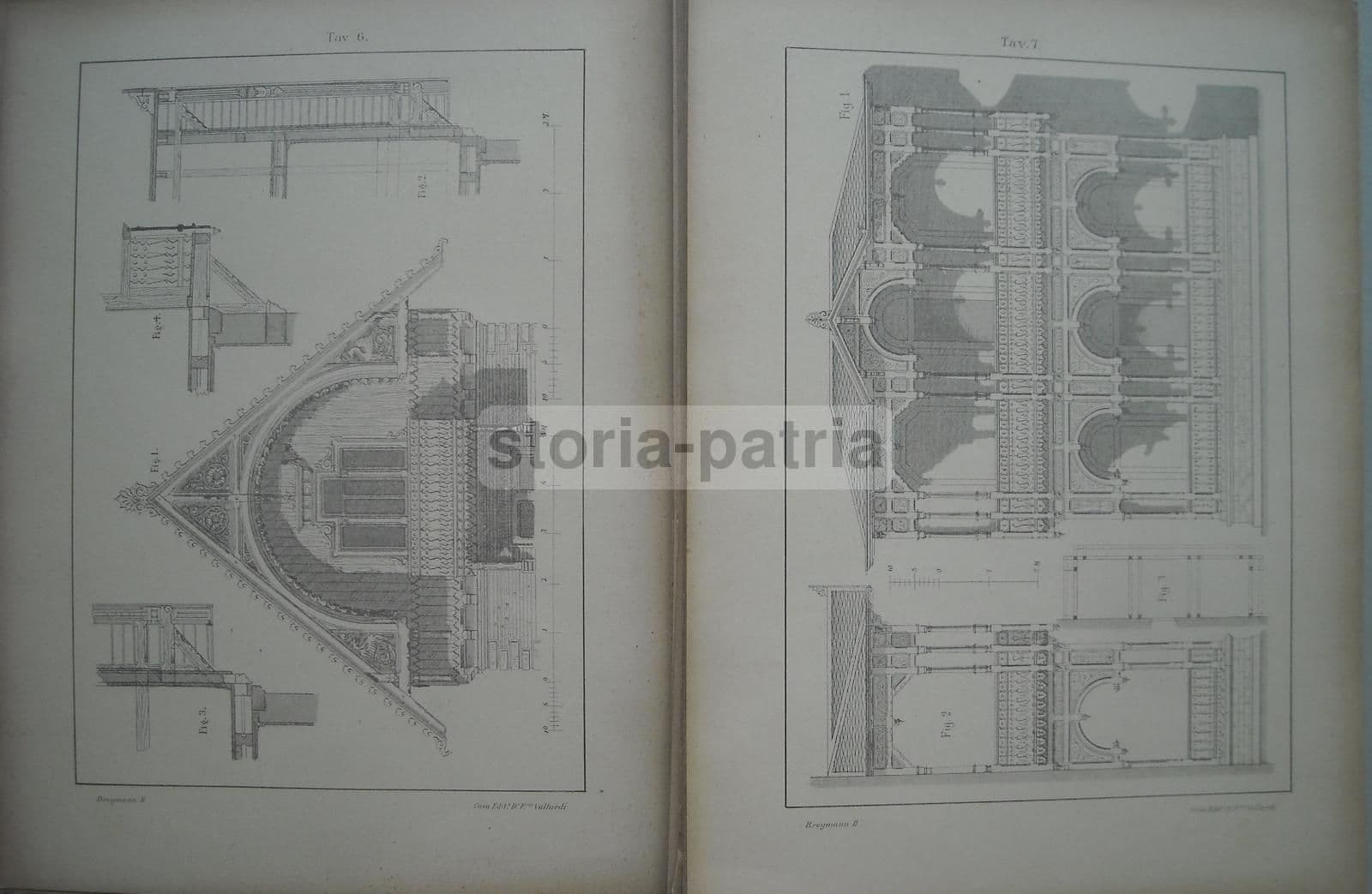 Atlante Costruzioni In Legno Breymann Warth 1927 Tavole Originali