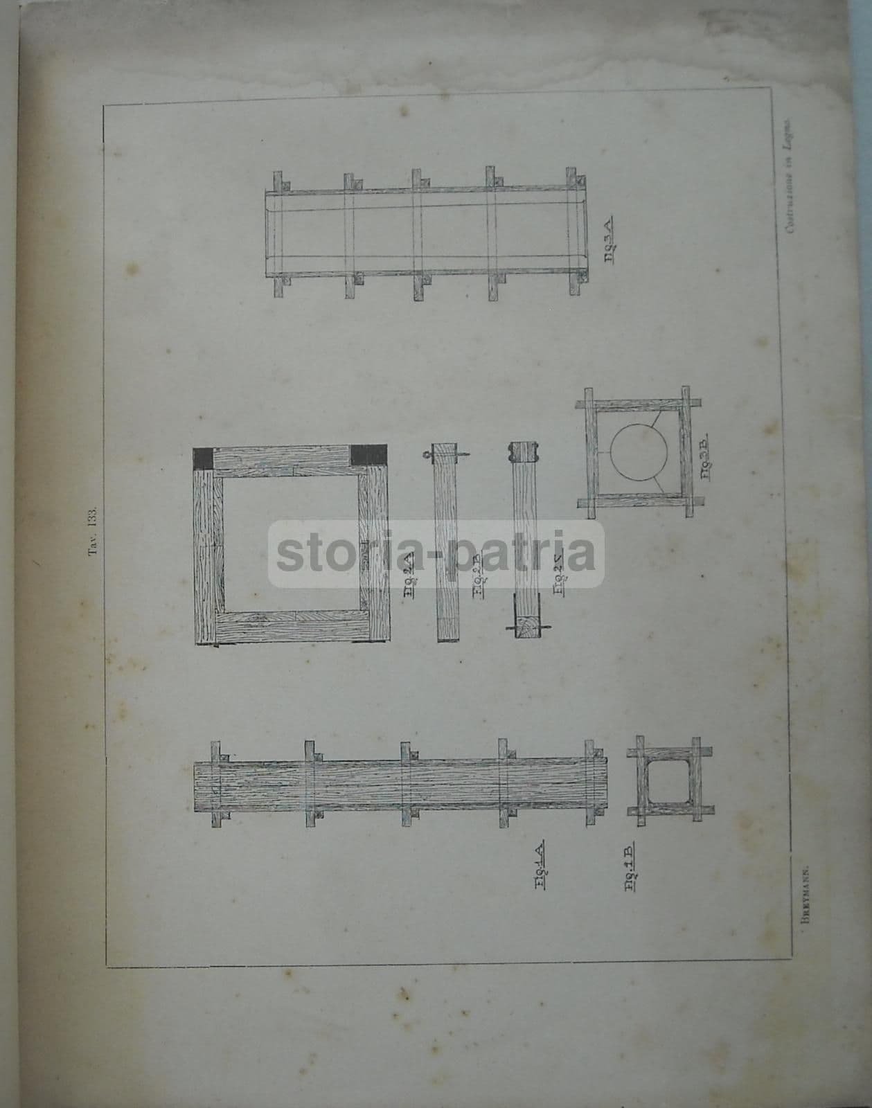 Atlante Costruzioni In Legno Breymann Warth 1927 Tavole Originali