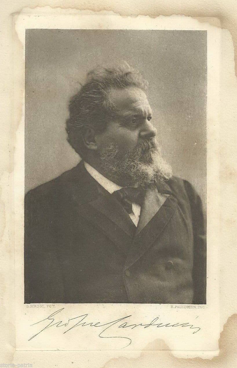 Ritratto Di Giosuè Carducci. Fotoincisione Di R. Paulussen Da Fotografia Di G. Brogi