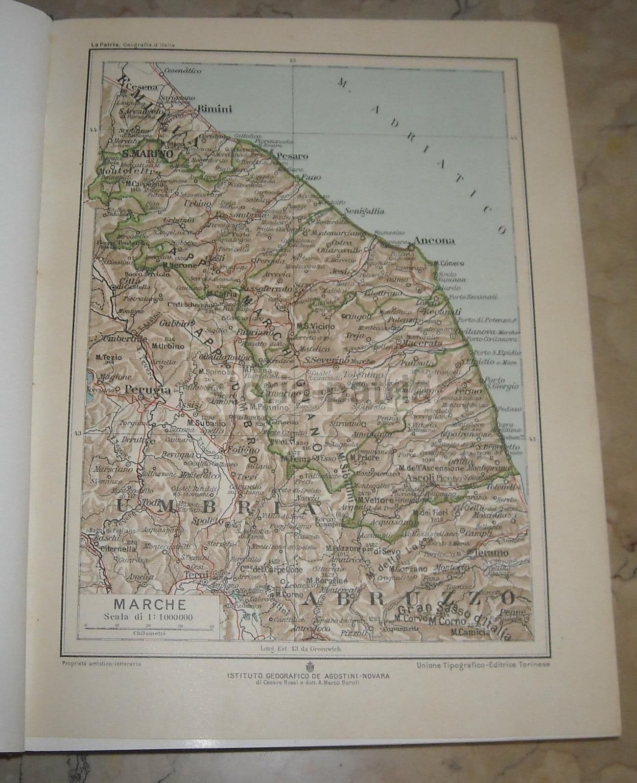 Marche Di Ettore Ricci, Utet 1929. Illustrato Con Mappe E Tavole