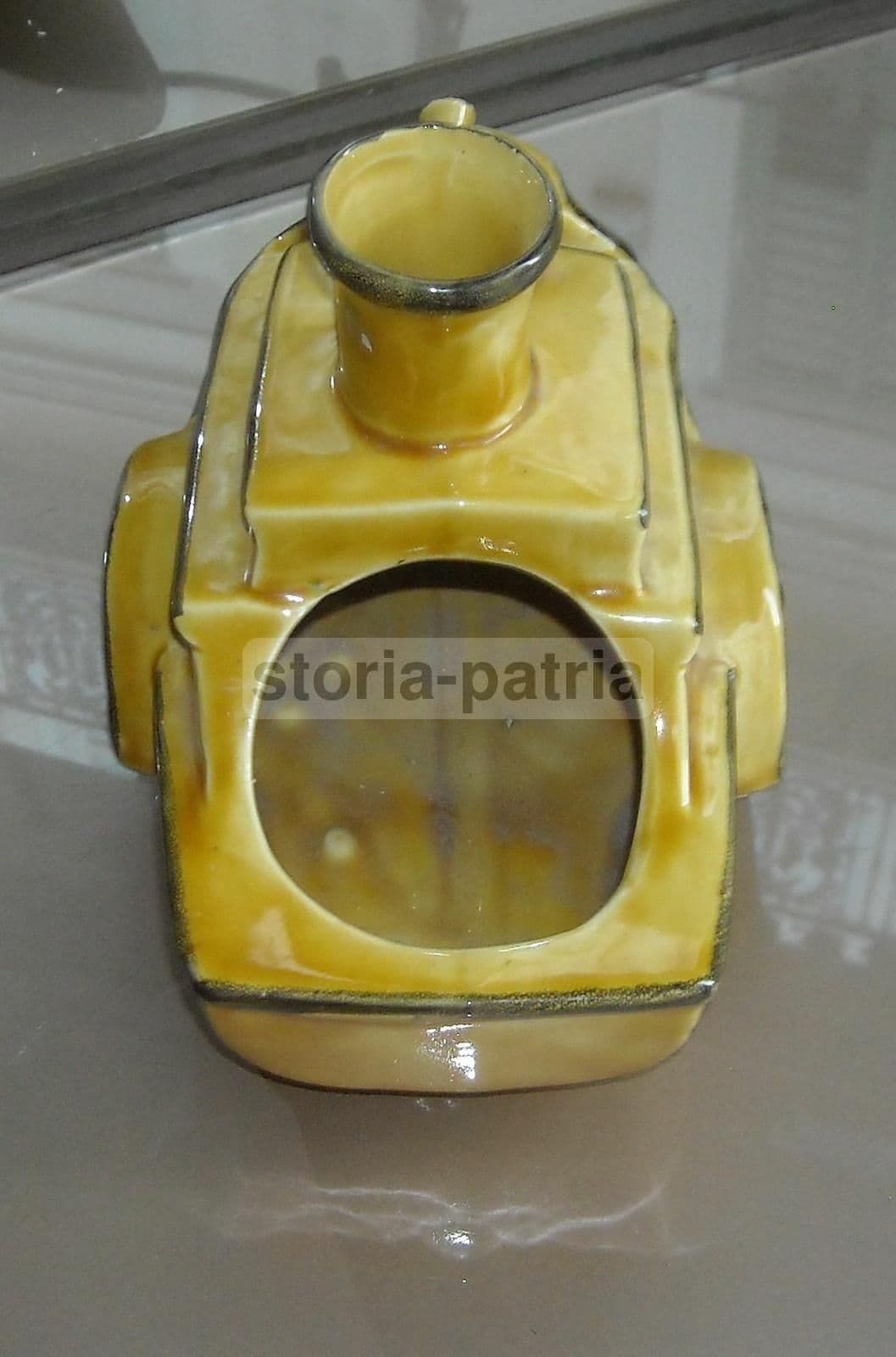 Vaporetto Ceramica Tosin Policroma Vintage Anni '50 Soprammobile