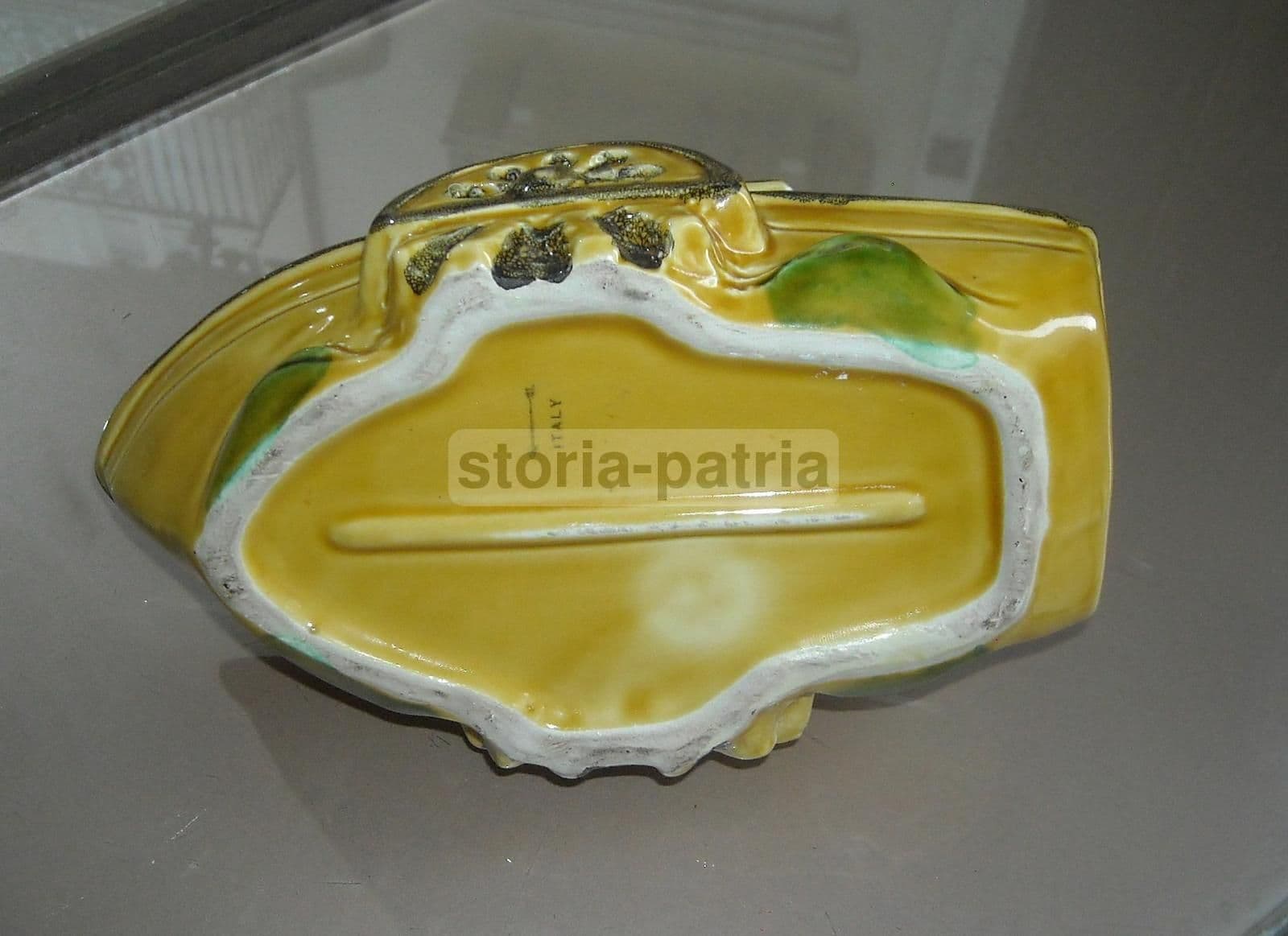 Vaporetto Ceramica Tosin Policroma Vintage Anni '50 Soprammobile