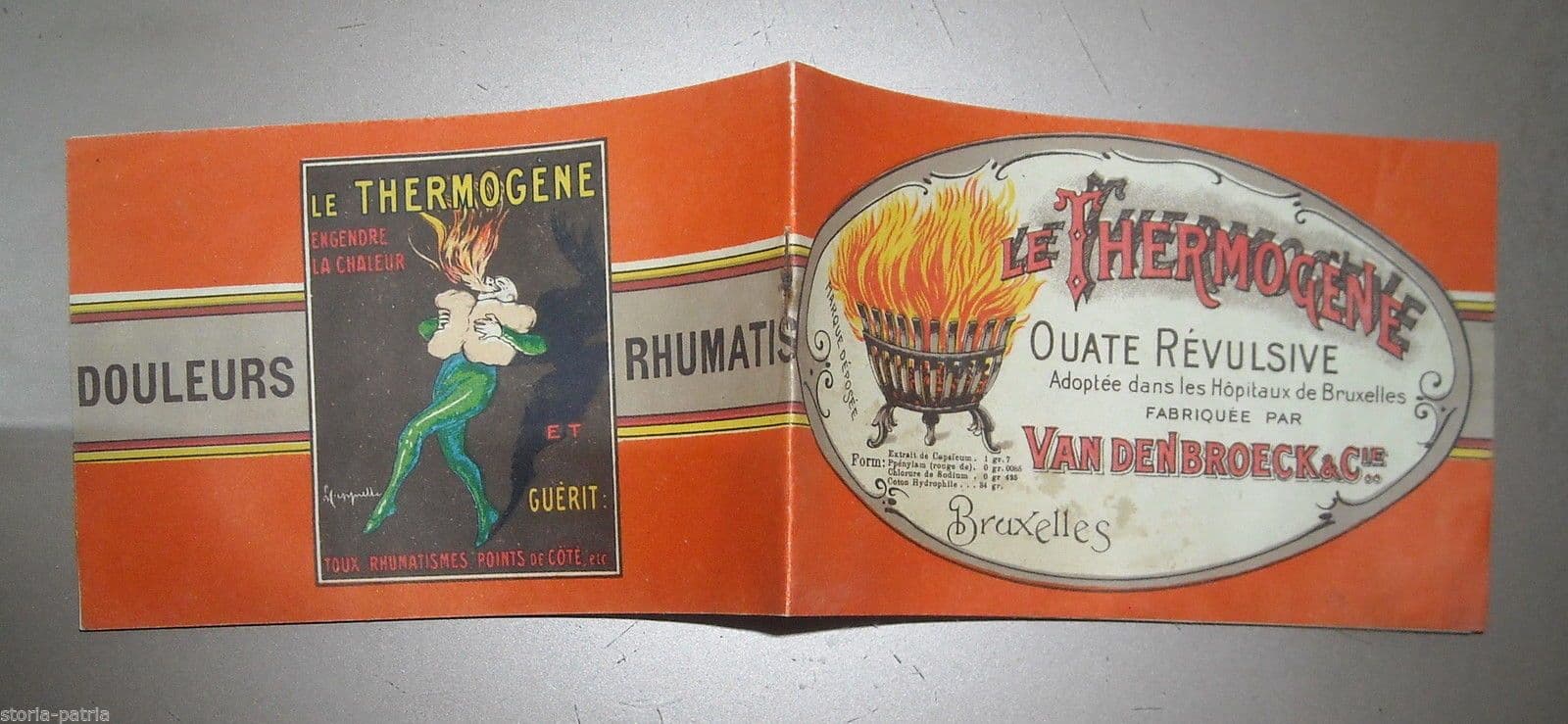 Thermogene, Ovatta Antireumatica. Pubblicità Con Grafica Di Leonetto Cappiello. Anni '20.
