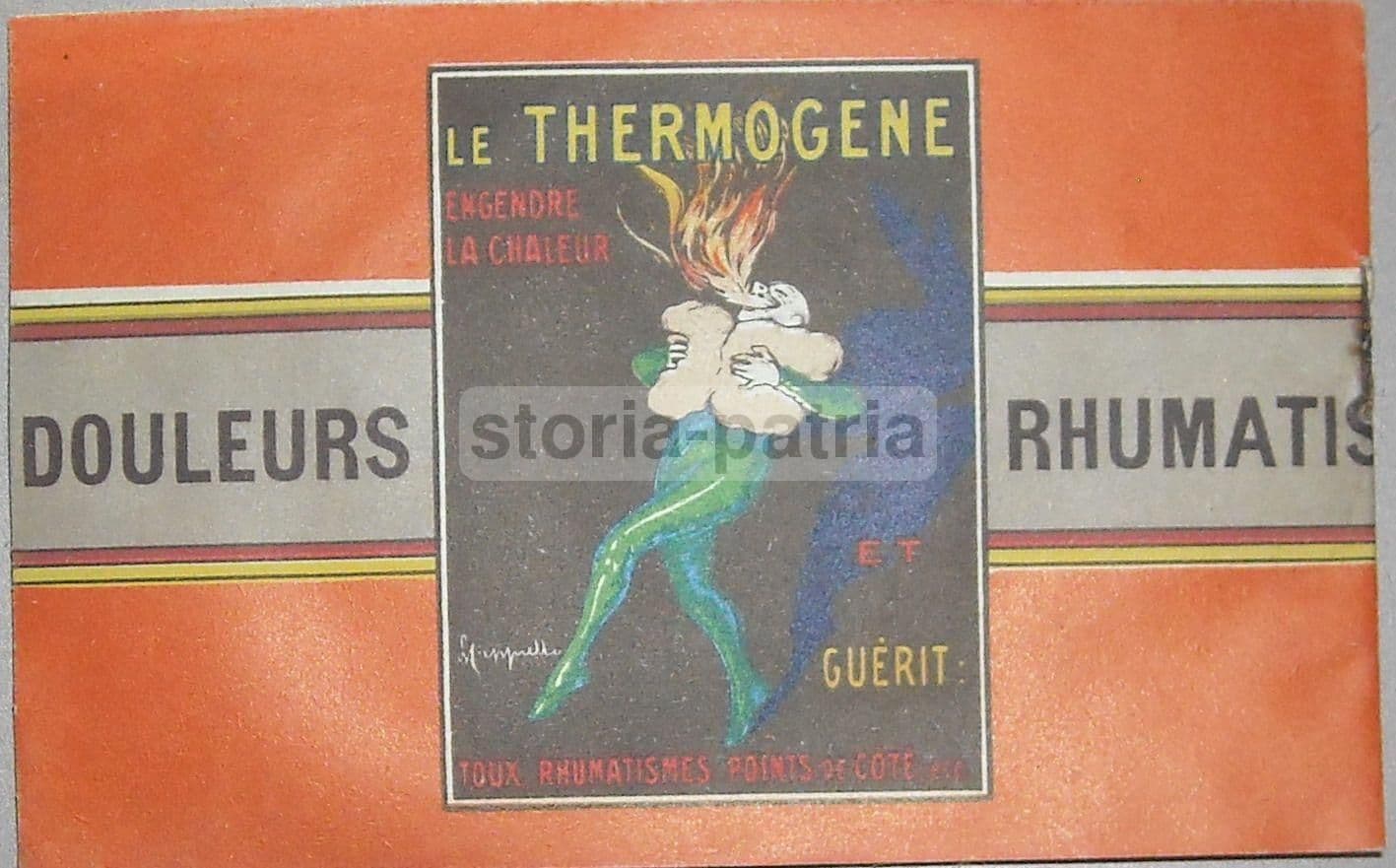 Thermogene, Ovatta Antireumatica. Pubblicità Con Grafica Di Leonetto Cappiello. Anni '20.