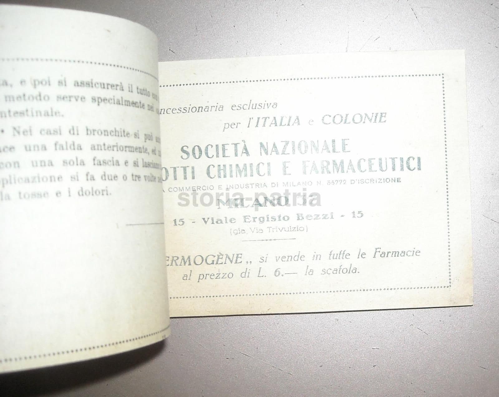 Thermogene, Ovatta Antireumatica. Pubblicità Con Grafica Di Leonetto Cappiello. Anni '20.