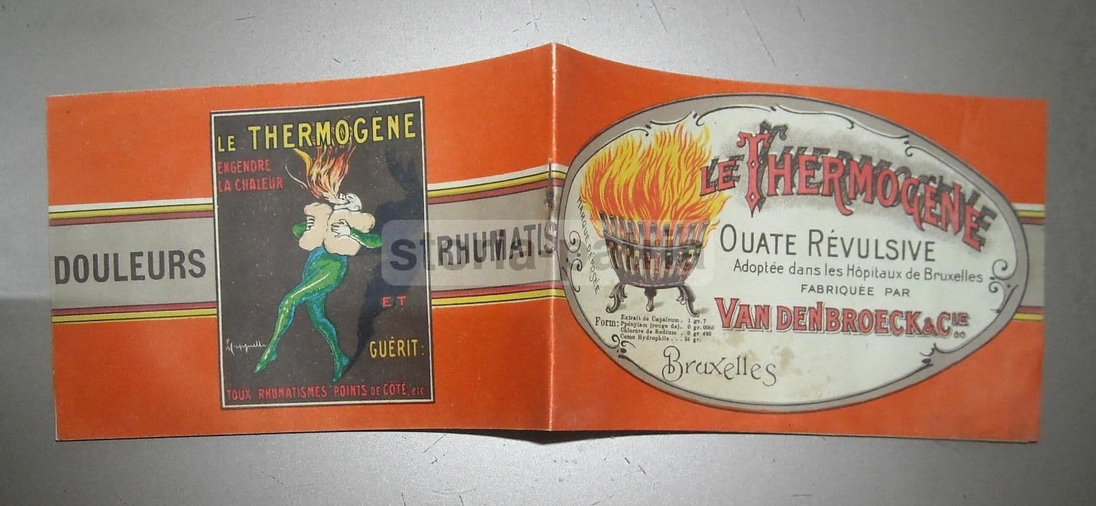Thermogene, Ovatta Antireumatica. Pubblicità Con Grafica Di Leonetto Cappiello. Anni '20.