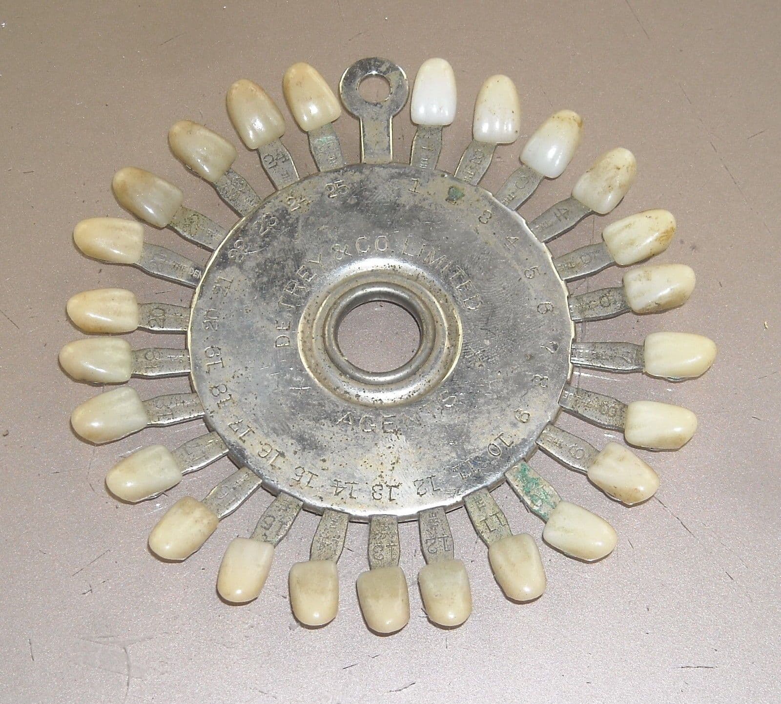 Campionario Resine Odontoiatriche Detrey New York Anni '30