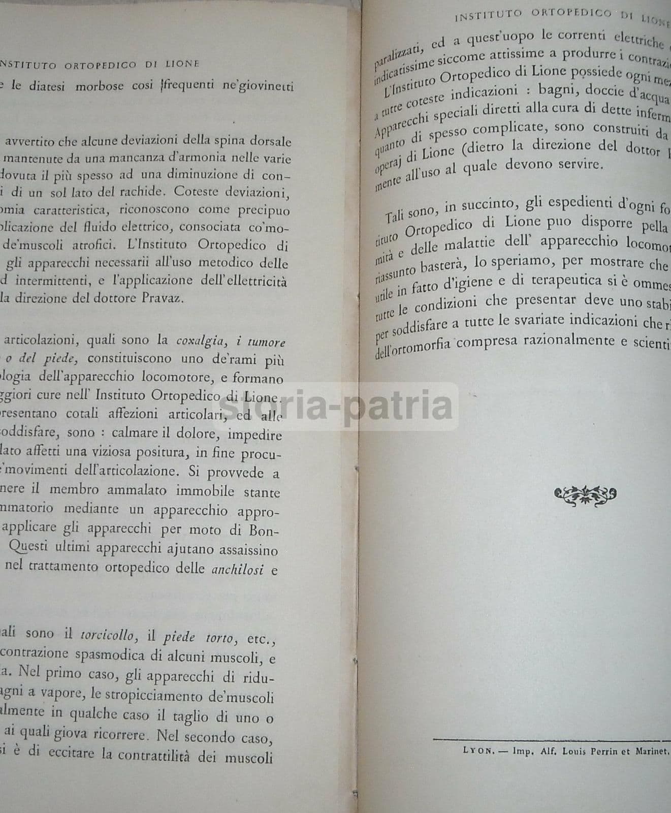 Istituto Ortopedico Di Lione, Dr. Pravaz: Ginnastica Correttiva