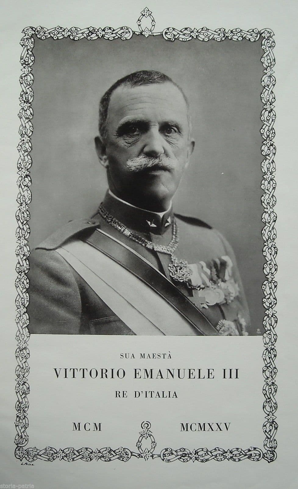Stampa Di Vittorio Emanuele III, Re d'Italia: Militaria, Araldica E Casa Savoia