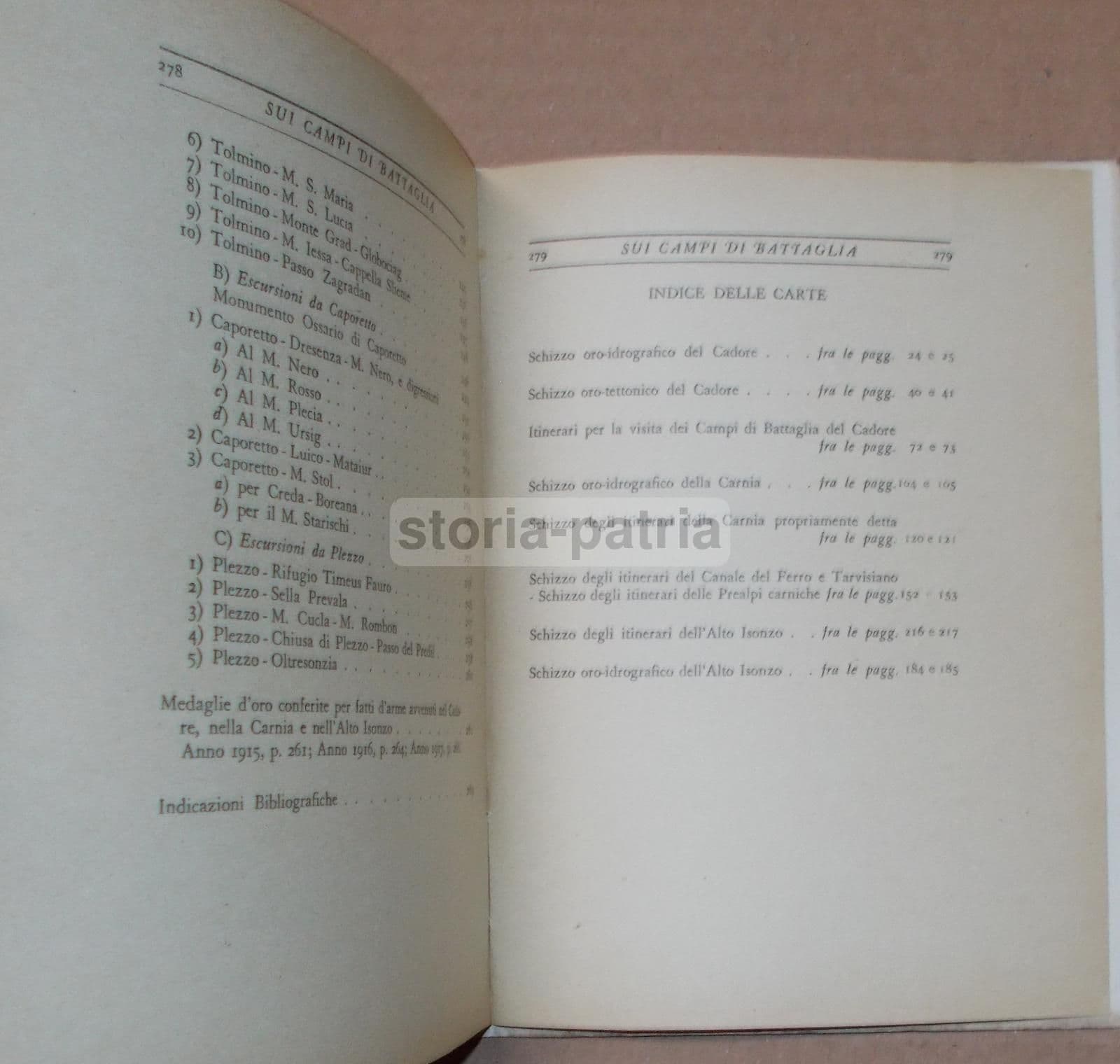 Sui Campi Di Battaglia: Grande Guerra, Cadore, Carnia, Isonzo. CTI, 1938