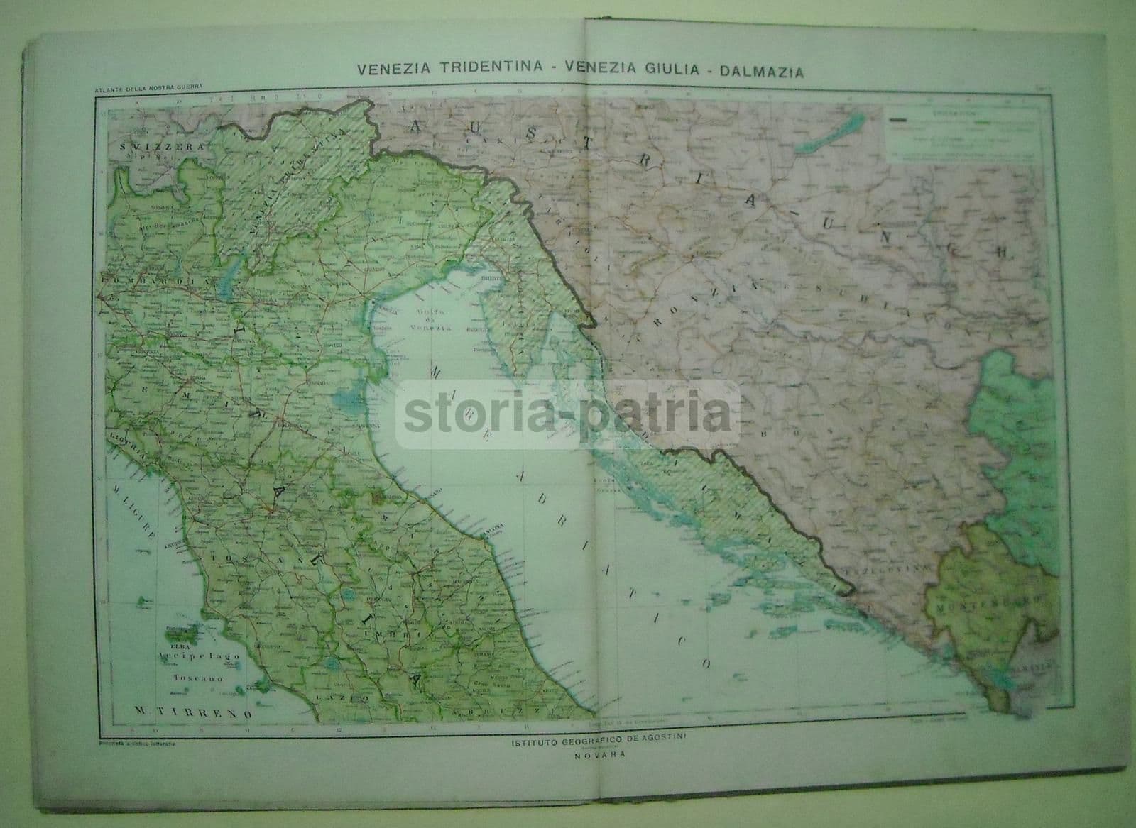 Atlante Della Nostra Guerra: 16 Tavole E Mappe Della Grande Guerra, De Agostini 1916