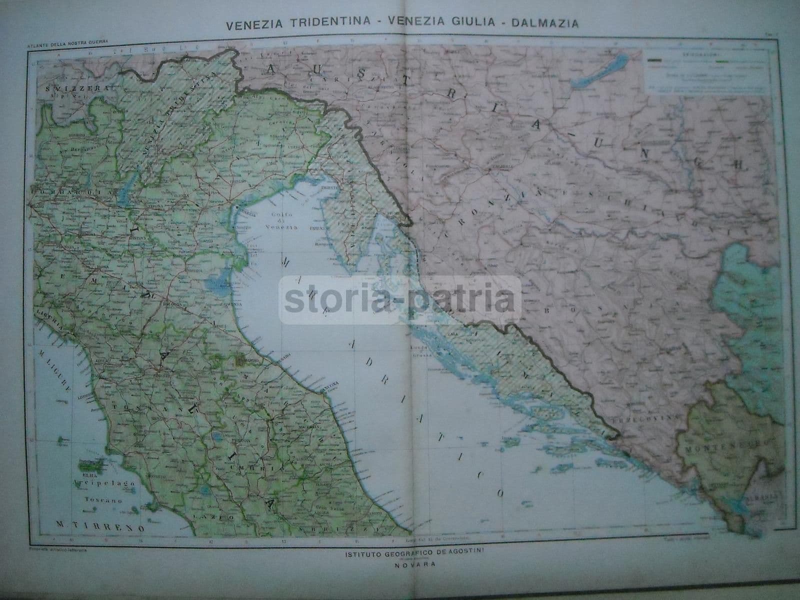 Atlante Della Nostra Guerra: 16 Tavole E Mappe Della Grande Guerra, De Agostini 1916