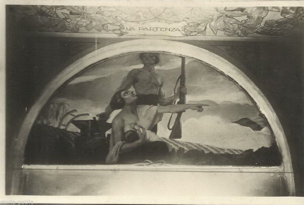 Affresco Ciotti Cappella Redipuglia Cimitero Militare Terza Armata