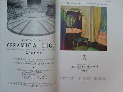 Domus 1930, Gio Ponti: Triennale Di Monza, Design E Arredamento