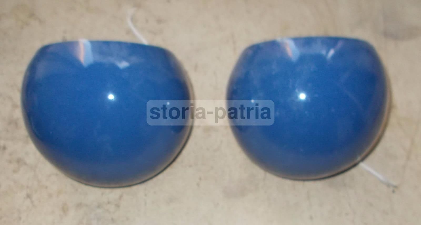 Coppia Di Applique Globulari In Ceramica, Anni '70