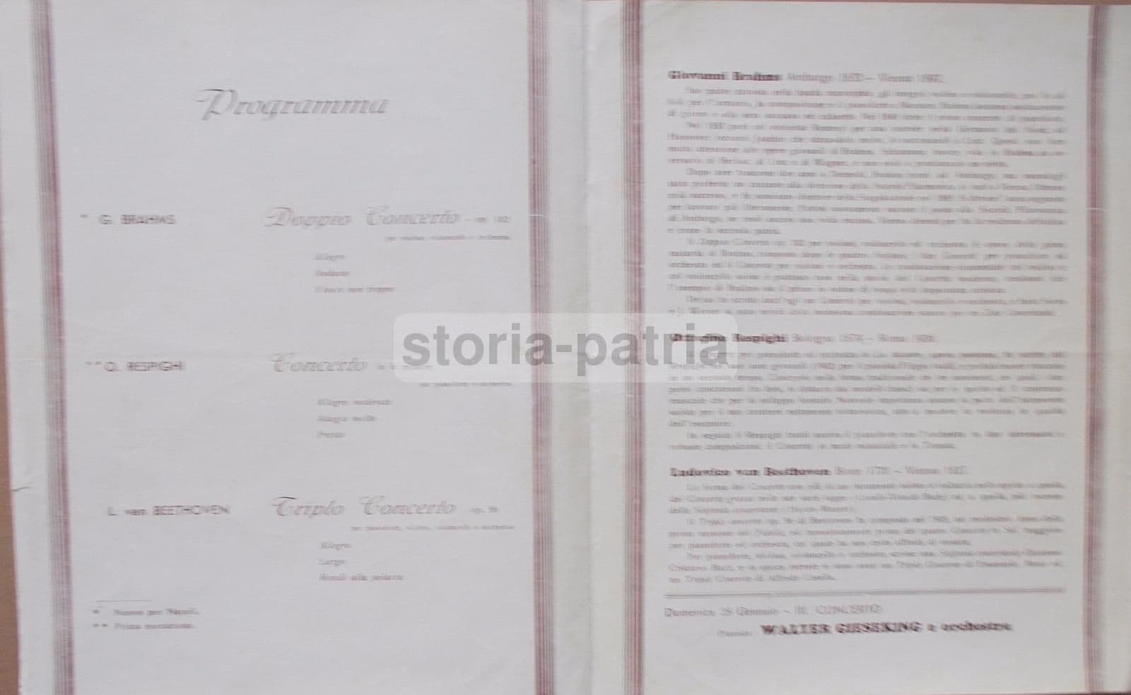 Programma Concerti Associazione Scarlatti, Napoli 1940, Santoliquido
