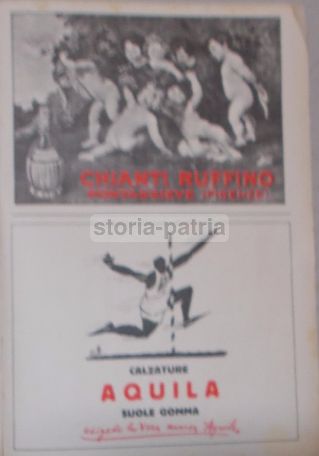 Pubblicità Lloyd Sabaudo 1928, I Quattro Conti E Lubrificanti Foltzer