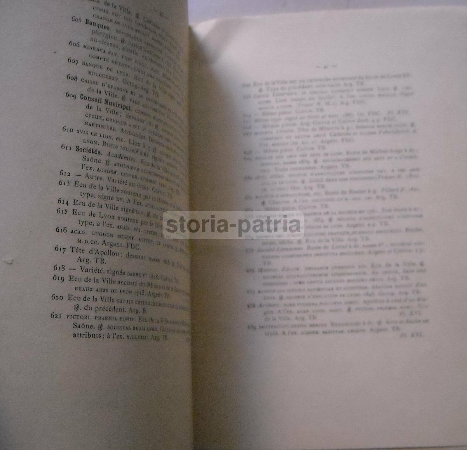 Catalogo d'Asta: Monete Romane E Francesi Di Lione, Collezione Dr. Ernest Poncet, 1926