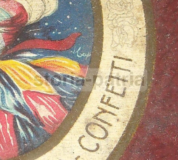 Scatola Pubblicitaria Venchi Torino In Latta Cromolitografata, Anni '30