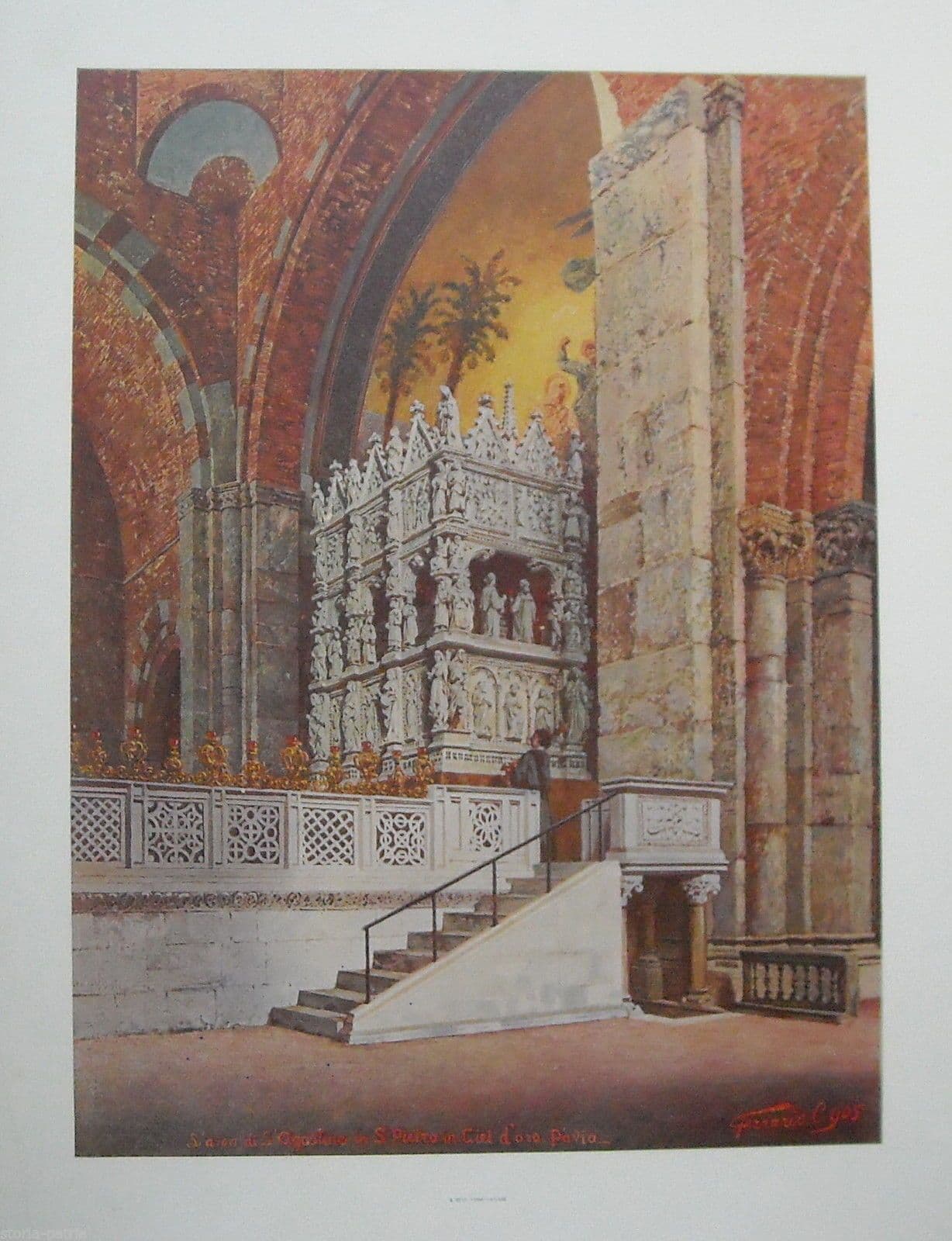 Arca Di Sant'Agostino, San Pietro In Ciel d'Oro, Pavia Carlo Ferrario, 1905