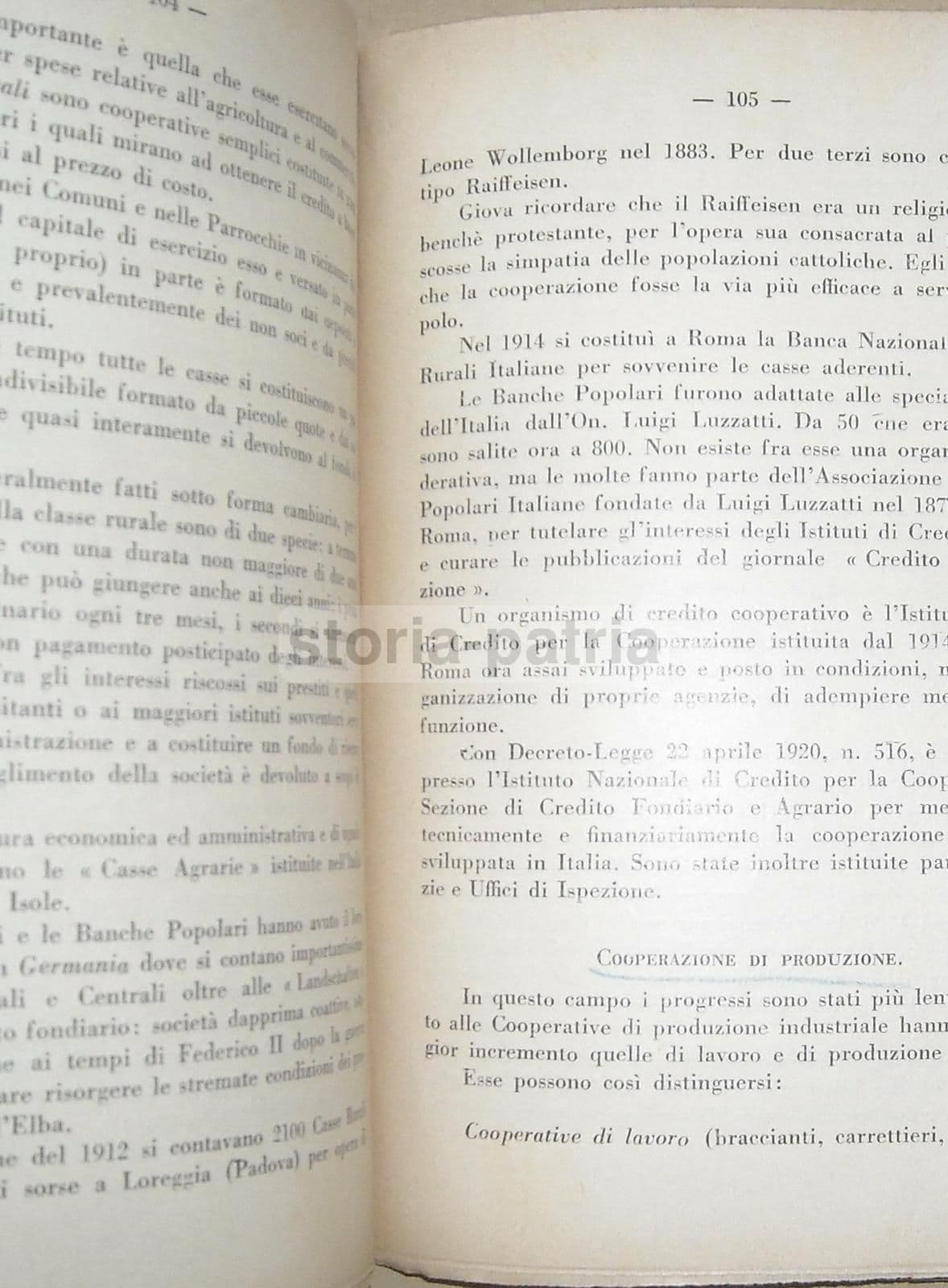 I Diritti Del Lavoro Di Oddone Fantini (1926) Con Prefazione Di Mussolini