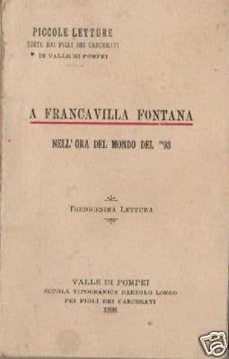Bartolo Longo A Francavilla Fontana (1898)