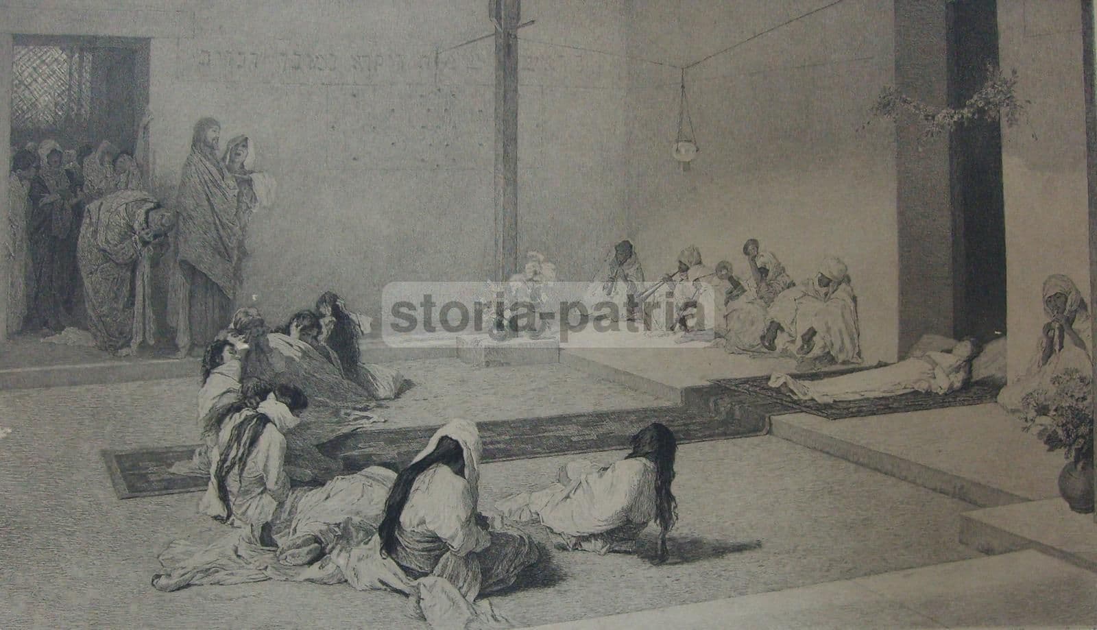 Incisione Originale Antonio Piccinni Thalita Cumi 1874 Morelli