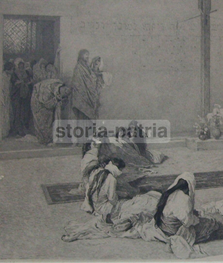 Incisione Originale Antonio Piccinni Thalita Cumi 1874 Morelli