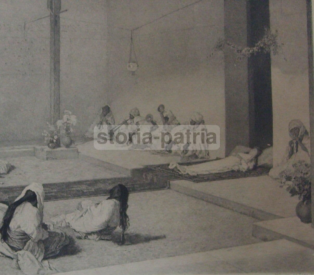 Incisione Originale Antonio Piccinni Thalita Cumi 1874 Morelli