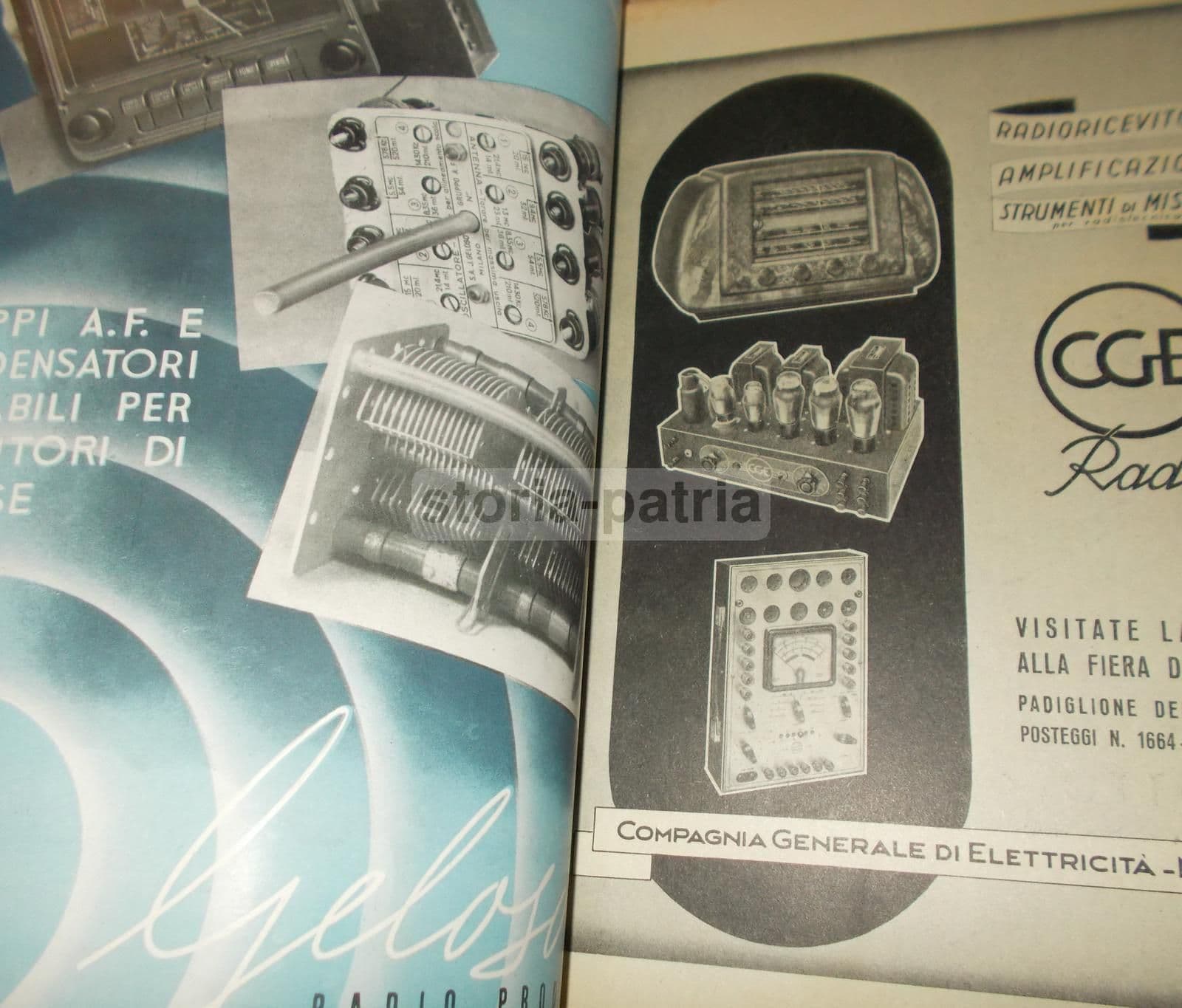 L'Antenna 1947: Cinquantenario Marconi, Radiotecnica E Valvole