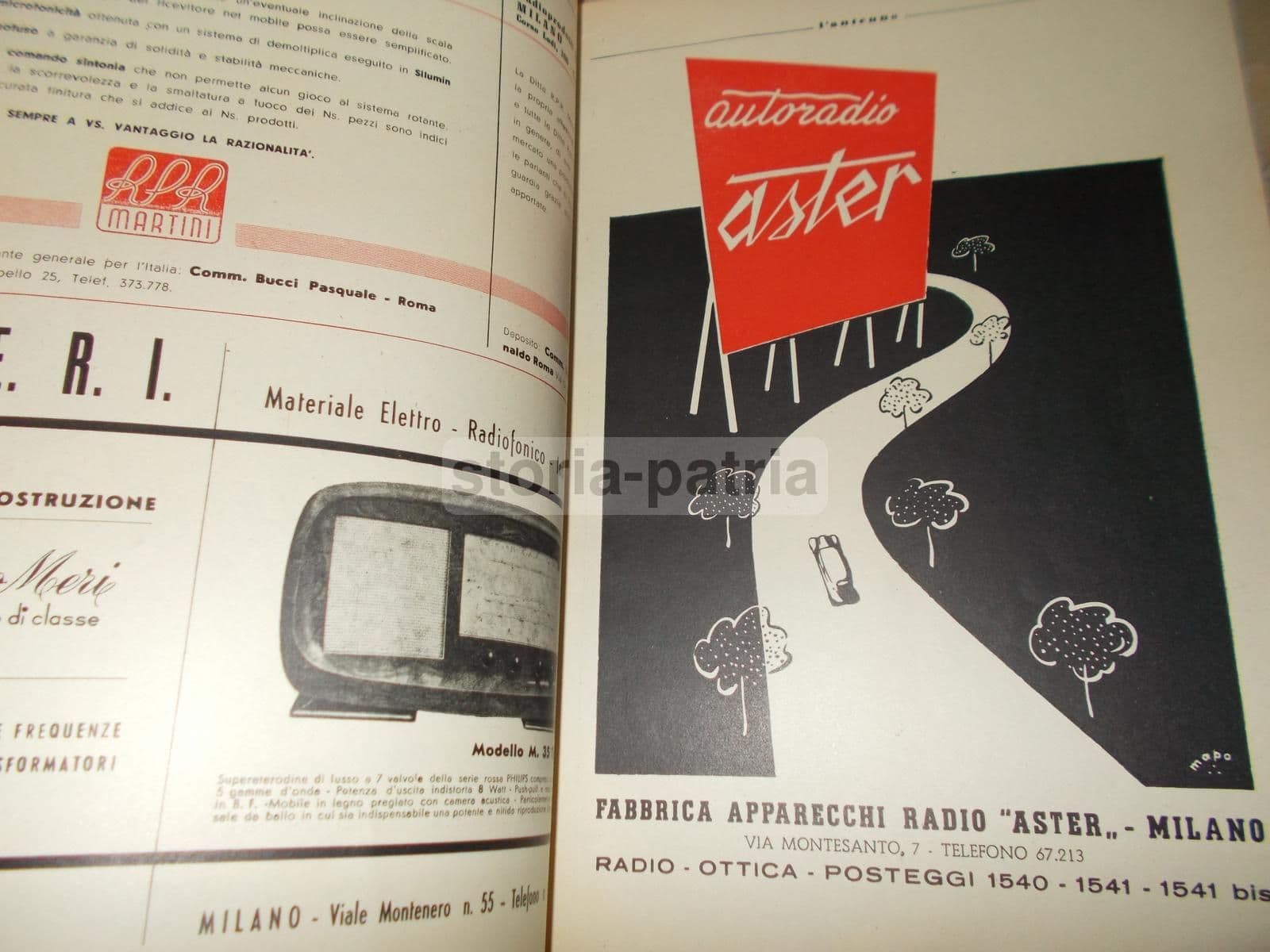 L'Antenna 1947: Cinquantenario Marconi, Radiotecnica E Valvole