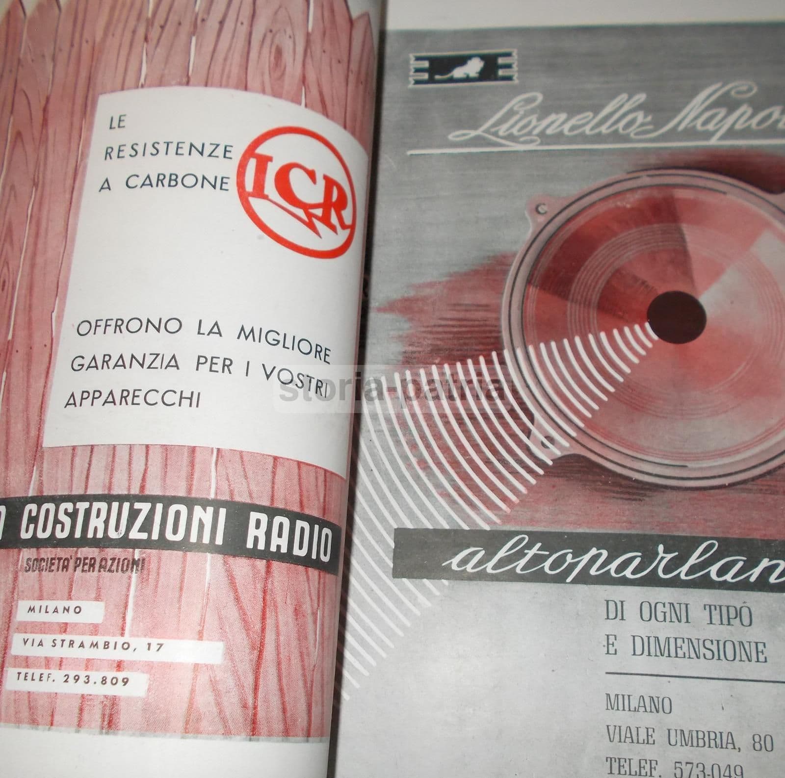 L'Antenna 1947: Cinquantenario Marconi, Radiotecnica E Valvole