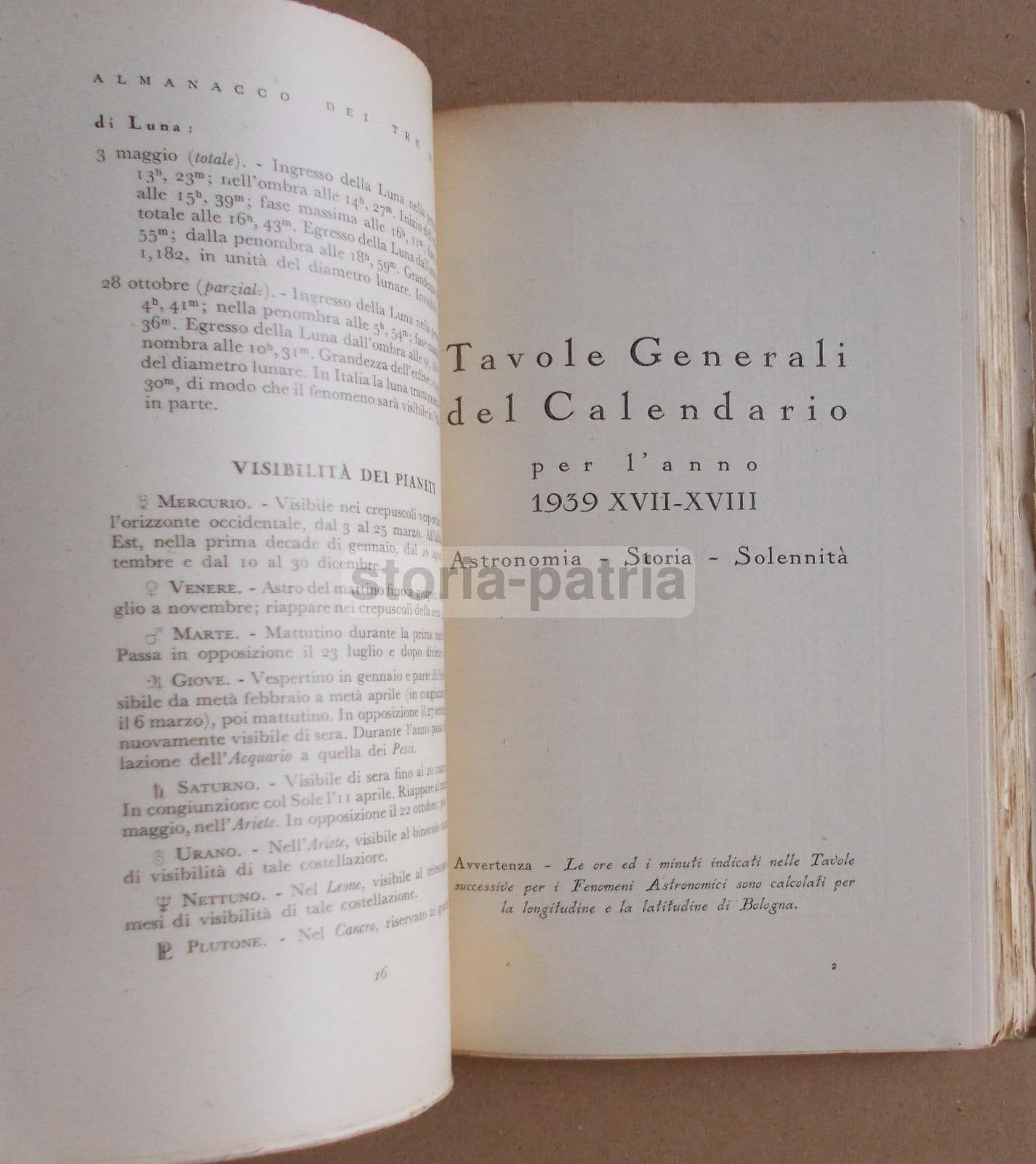 Almanacco 1939 Dedicato A Guglielmo Marconi: Radio E Radiotelegrafia